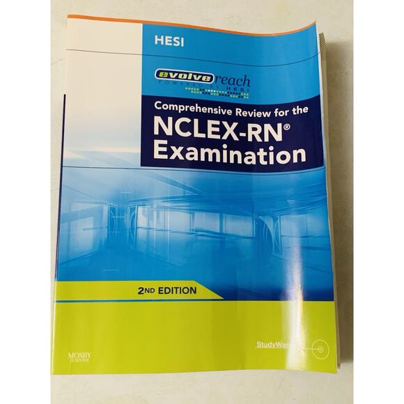 Hesi Comprehensive Review For The Nclex-Rn Examination Workbook 2nd Edition 2008 - Picture 1 of 4